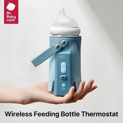 Bc Babycare Portable USB Milk Water Bottle Warmer Food Thermostat for Night/Outgoing Feeding Bottle Heater Cover for Breastmilk