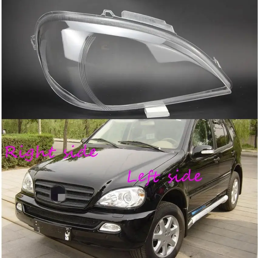 

Car Headlight Lens For Mercedes-Benz W163 ML320 ML350 ML500 1999-2005 Headlamp Cover Car Replacement Front Auto Shell Cover