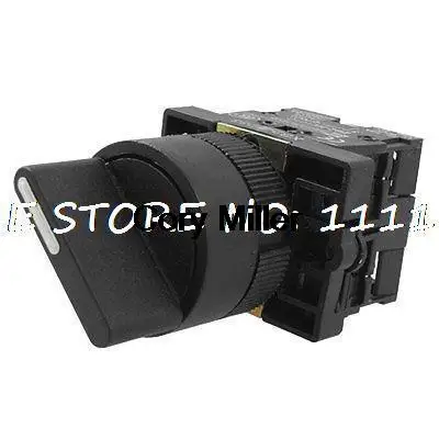 600V 10A Three 3 Position Rotary Select Selector Switch 2 NO N/O XB2-ED33