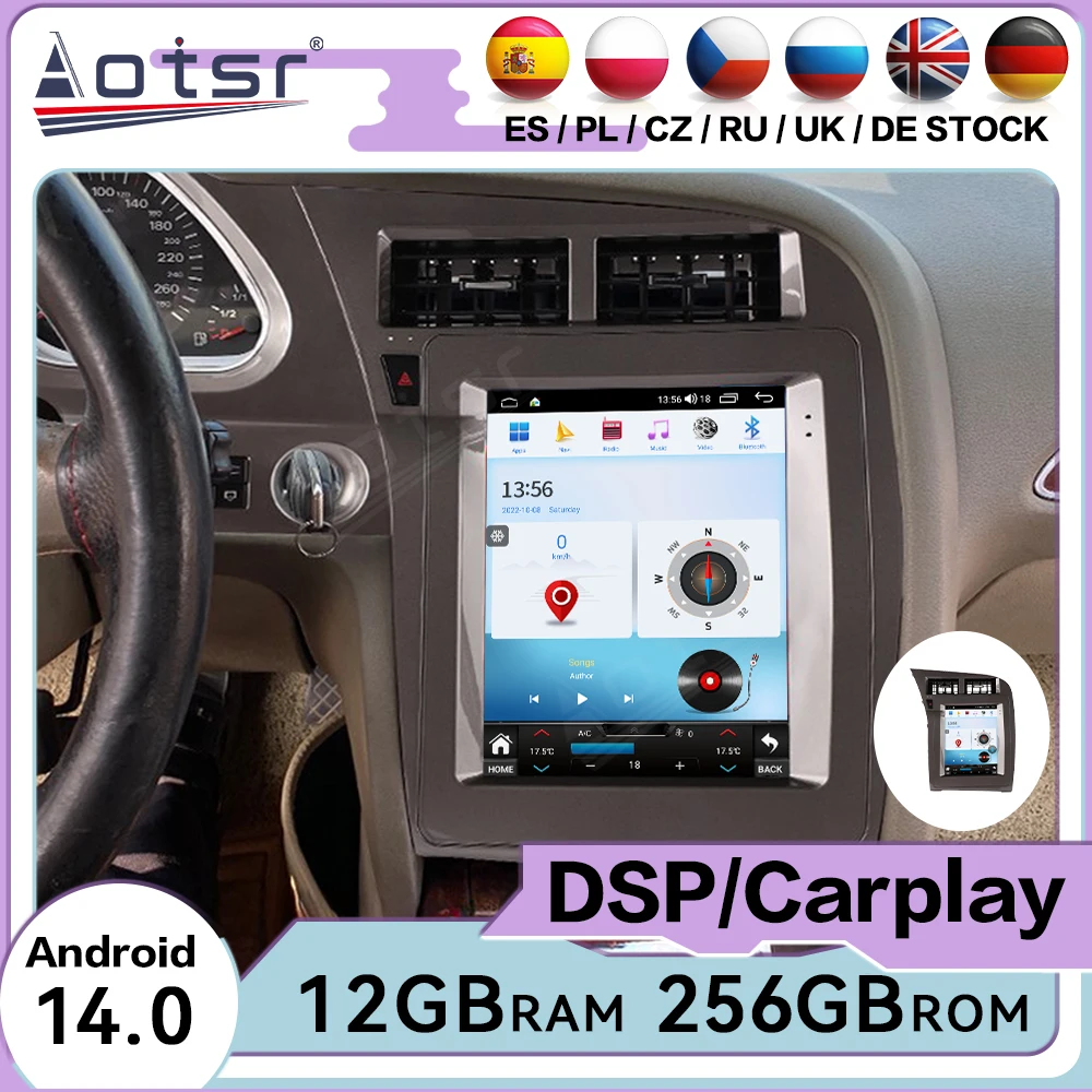 

AI Voice Automotive Multimedia Stereo Android AUTO For Audi A6 2005~2011 GPS Navigation Car Radio Carplay Touch Screen Head Unit