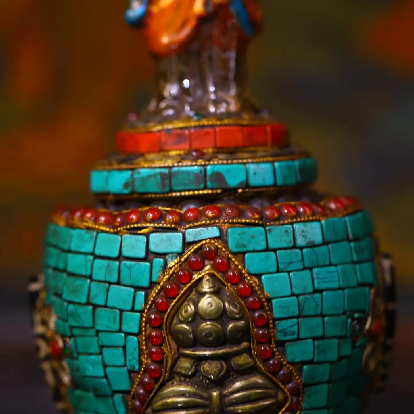 

Коллекция Старый Кристалл Роспись Мозаика Драгоценный Камень gZi Бусины Бирюза Шакьямуни Будда Ваджра Будда Платформа Амулет