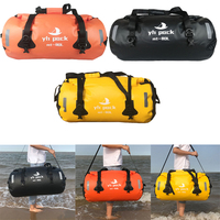 Motorcycle Bag Outdoor PVC Dry Sack Bag Waterproof 40L 80L 90L, Shoulder, Bag, Diving, Swimming, Hiking Driving Travel Kits