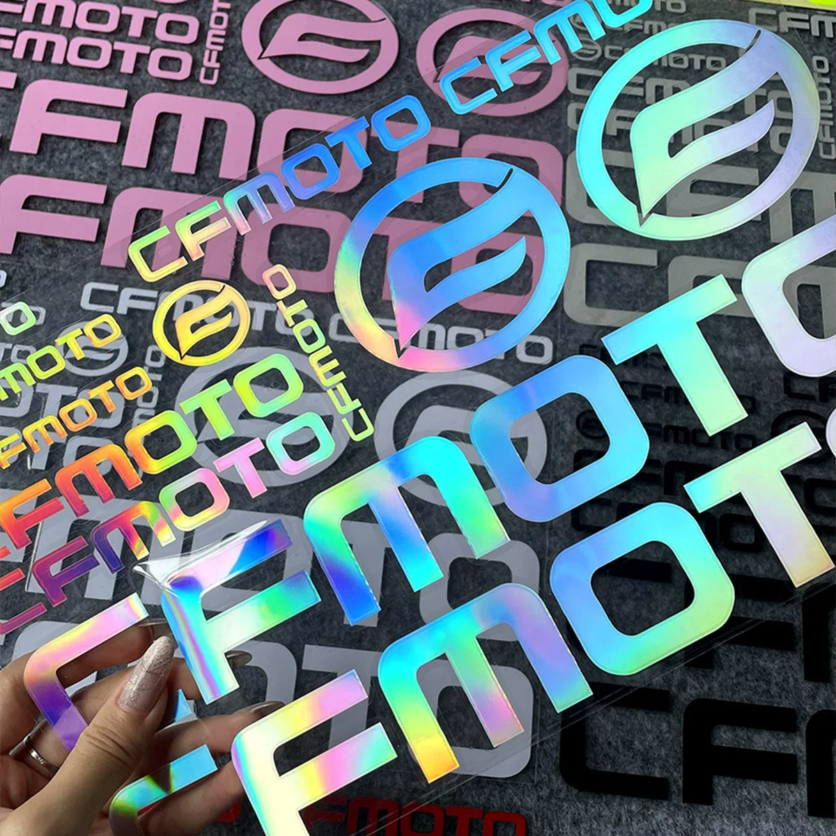 Vinyl CFMOTO Stickers Logo Motorcycle Tank Helmet Bike CF MOTO Decals Kit for 450SS 450MT 675SS 300NK 300SS 675SRR 800MT - view 4