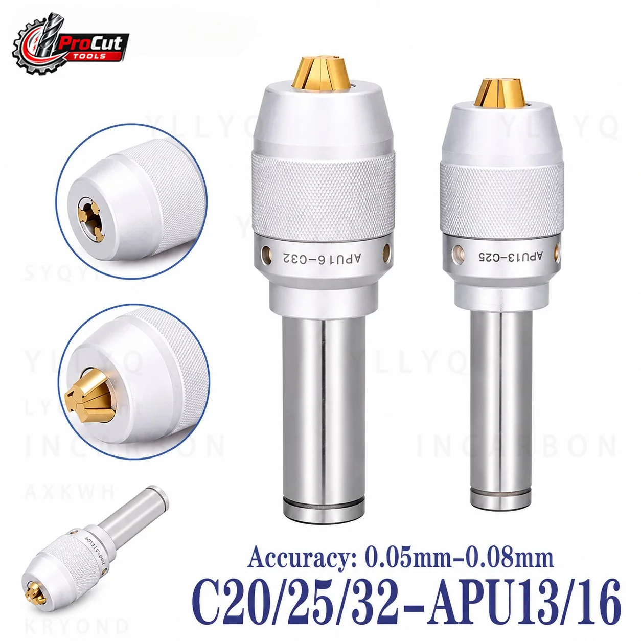 c20-c25-c32-apu-drill-chuck-tool-holder-apu13-apu16-self-tightening-drill-chuck-bracket-for-cnc-machining