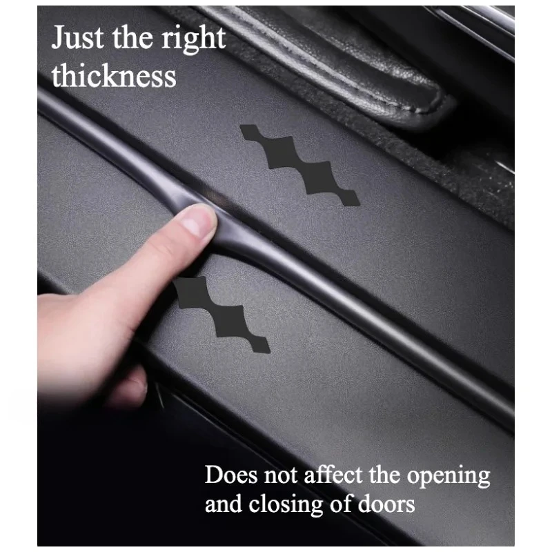 For BYD Formula Leopard Titanium 7 2025 2026 Car Pedal Threshold Protection Strip Anti Step Adhesive Upgrade Interior Supplies