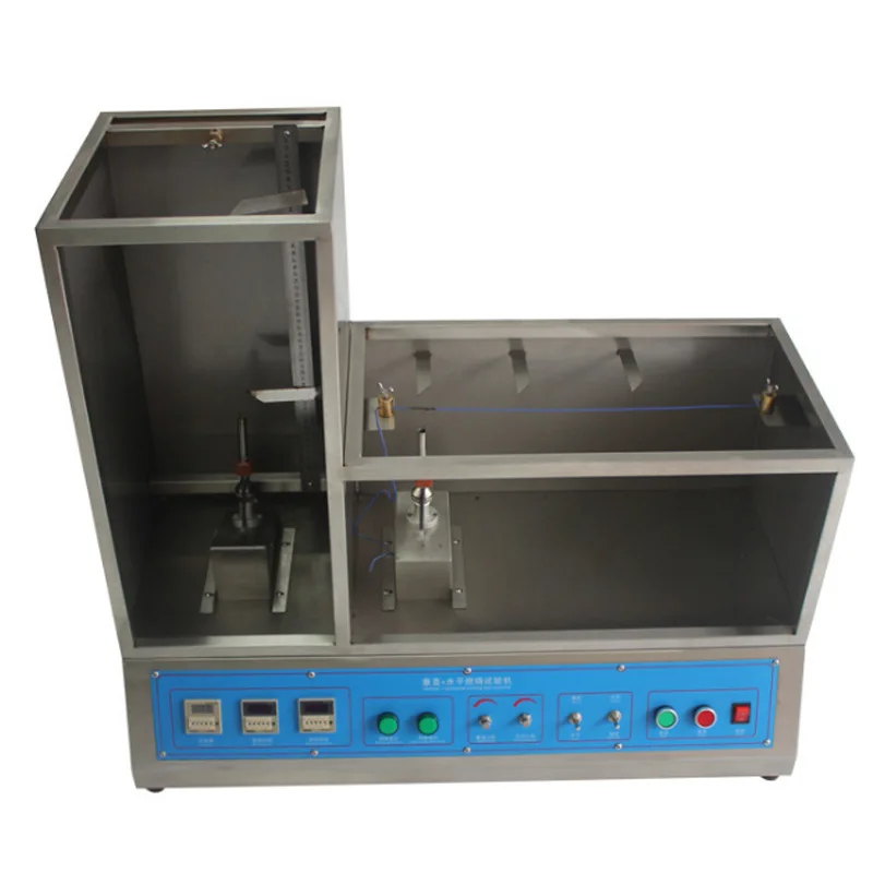 

Wire and cable vertical and horizontal combustion tester Insulation material combustion resistance tester