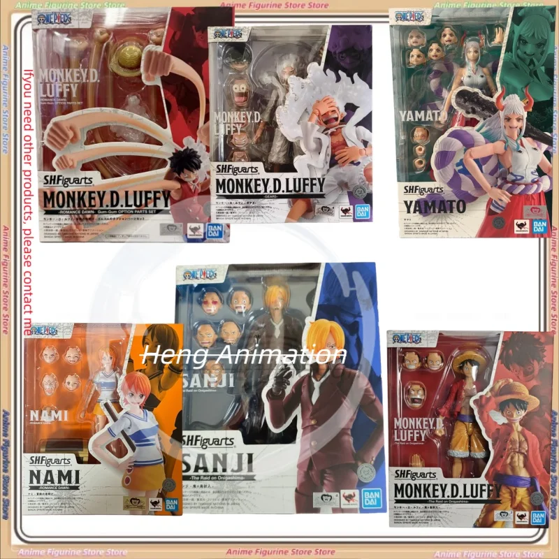 

100% оригинал в наличии Bandai S.H.Figuarts SHF One Piece Monkey D. Luffy Romance Dawn Модель персонажа Коллекция игрушек в подарок