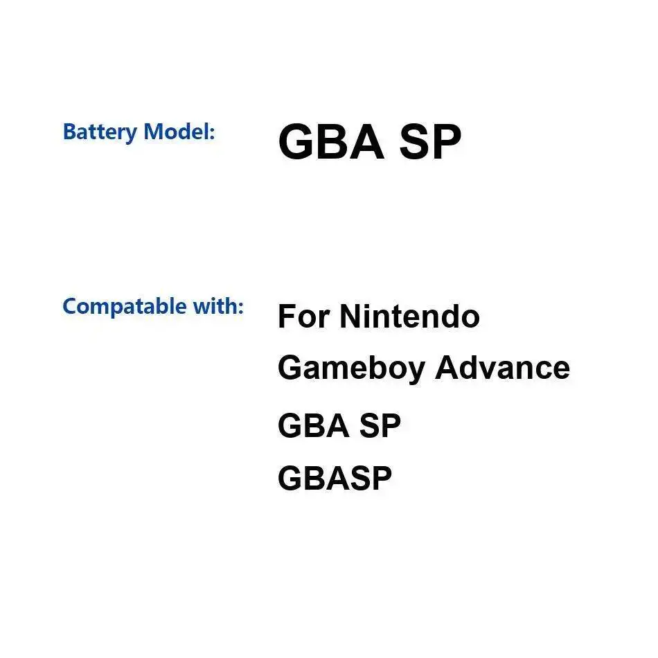 For Nintendo Gba Sp…
