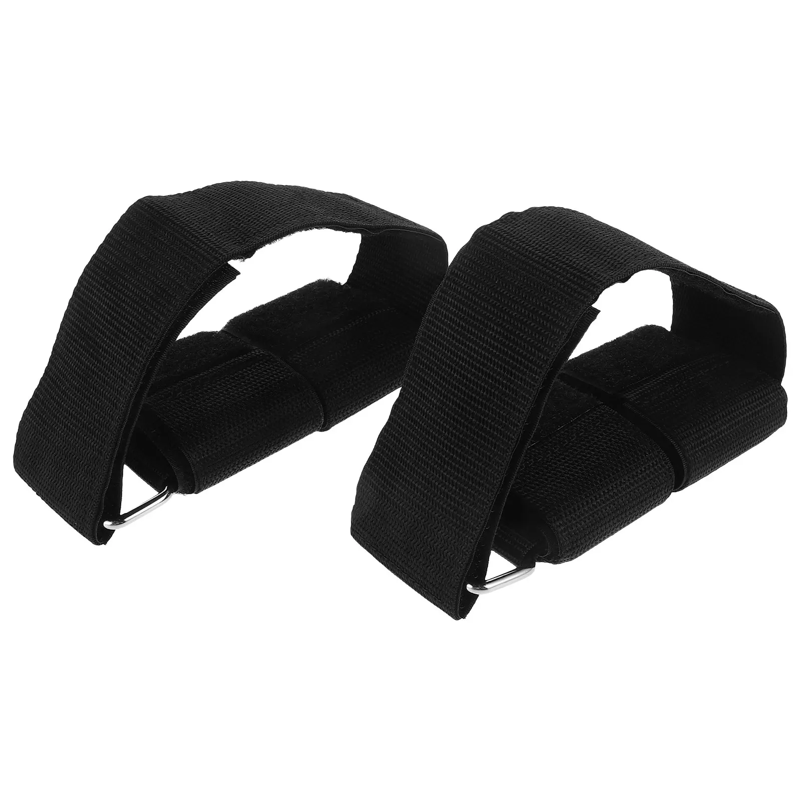 

Adjustable Ankle Dumbbell Straps Black 1 Pair Fitness Gym Accessories Foot Buckle Attachment for Dumbbells Leg Extensions Leg