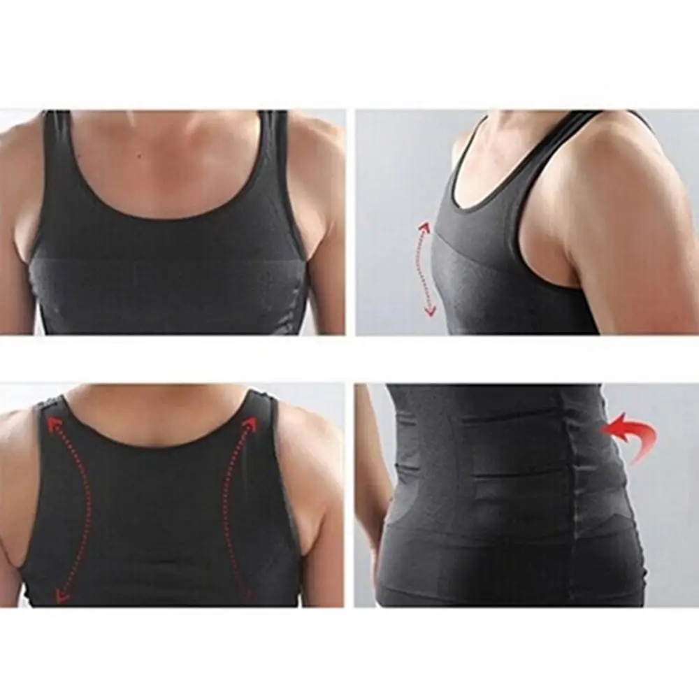 Corset Men Slimming Vest Fitness Body Shaper Slimming Shirt Full Waist Trainer Shapewear Corsets Vest Tummy Shaper Underwear