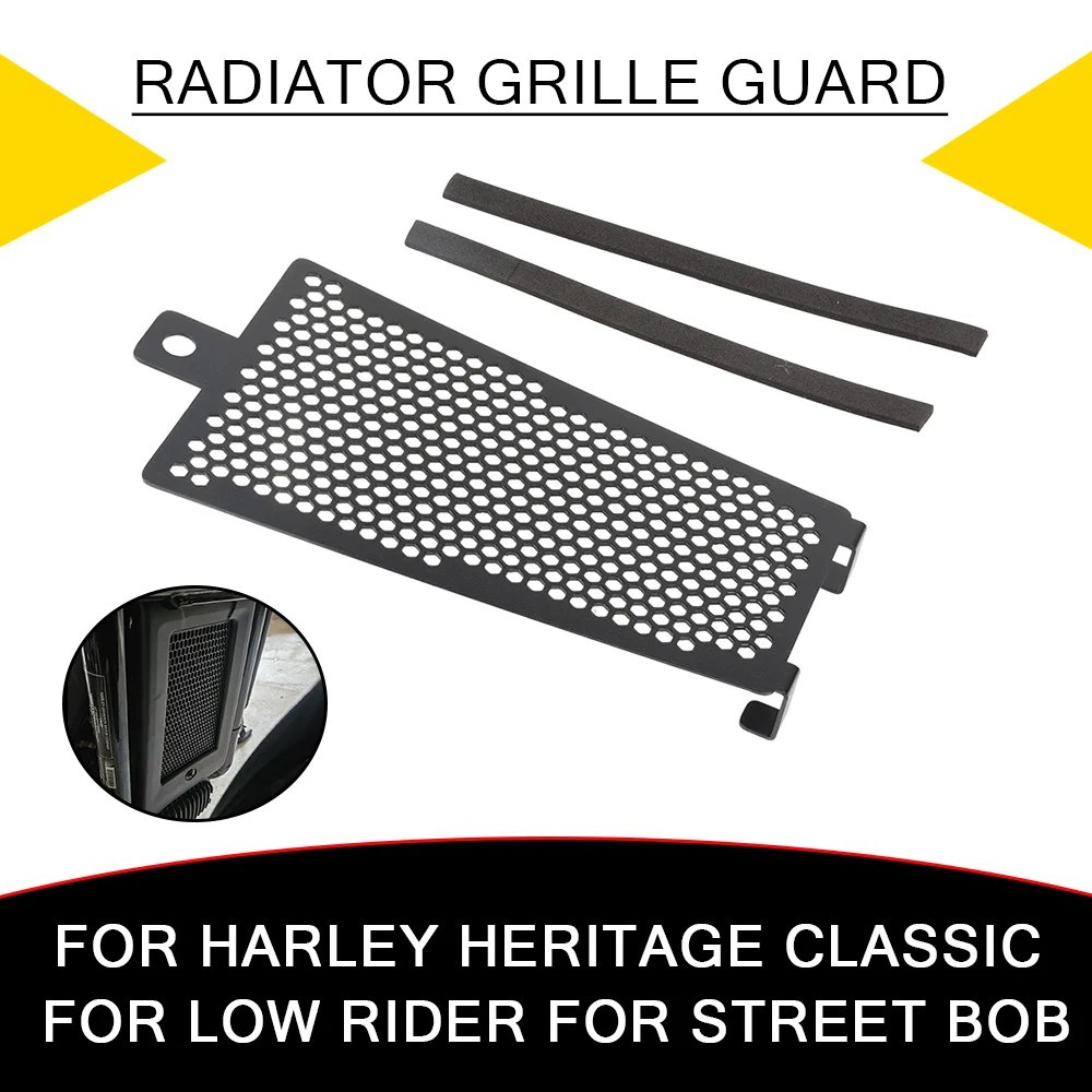 Motorcycle Accessories Radiator Guard Grille Cover Grill Protection  Mesh For Harley Street Bob FXBB Low Rider Heritage Classic