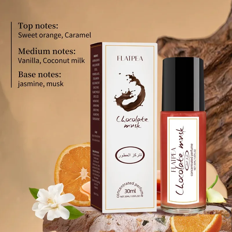 Picture 5: 30ml Chocolate Vanilla Arab Perfume Rollerball Lasting Fresh Fragrance SweetOrange Date Romantic Portable Eau De Toilette Parfum
