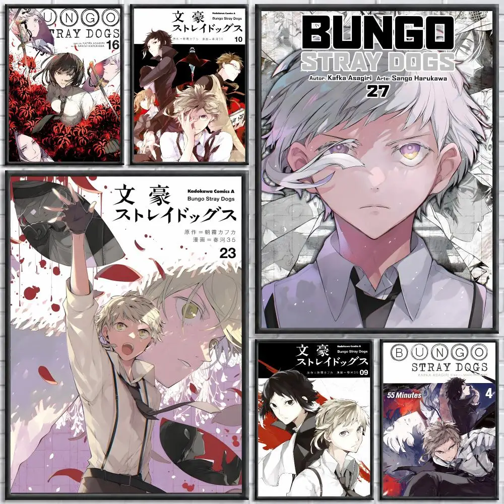 Anime Bungo Stray Dogs Poster Poster Print Wall Art Pictures Canvas Painting Living Room Bedroom Home Decor
