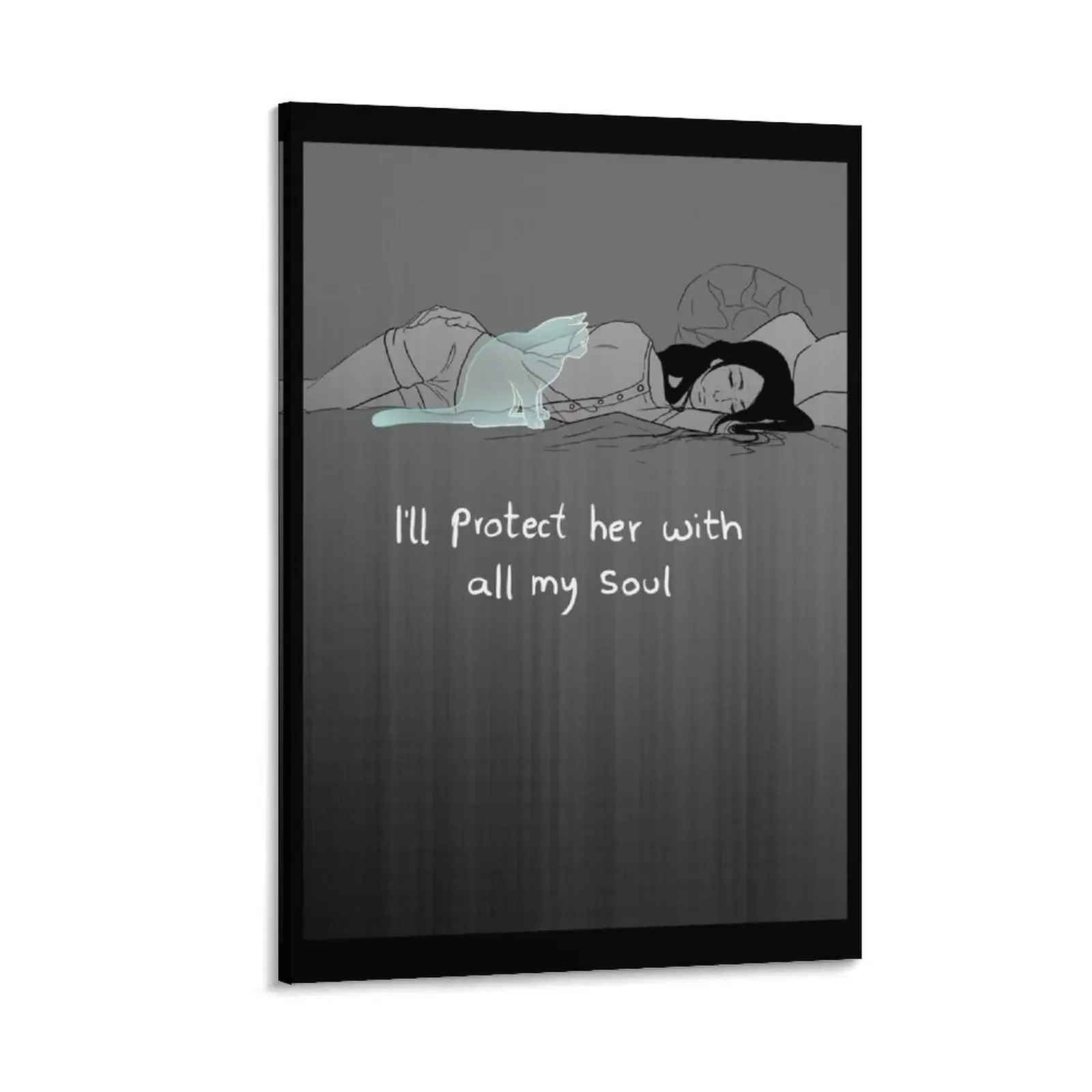 

Guardian soul Canvas Painting anime office decoration home decor