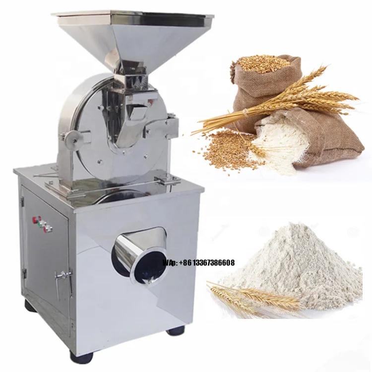 Automatic Wheat Flour Making Crushing Milling Machine Commercial Wheat Crusher Grinder Mill Dough Pulverizer Equipment for Sale