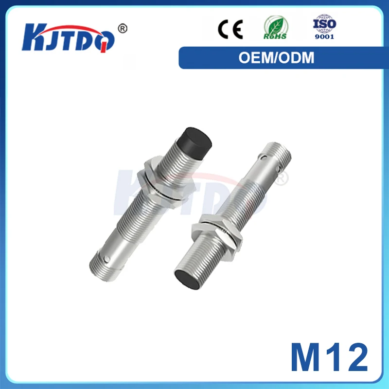 M12 Non-Flush NPN PNP 2 Wire Sn 4/8/10mm IP67 Inductive Proximity Sensor Switch 12/24/36VDC 110/220VAC