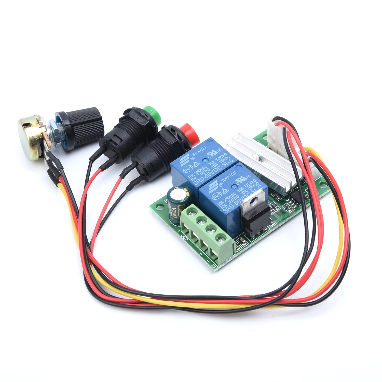 2018 Practical Regulator Speed Motor Reversible Swit 6V 12V Reversal Button switch Reversible 3A DC Controller