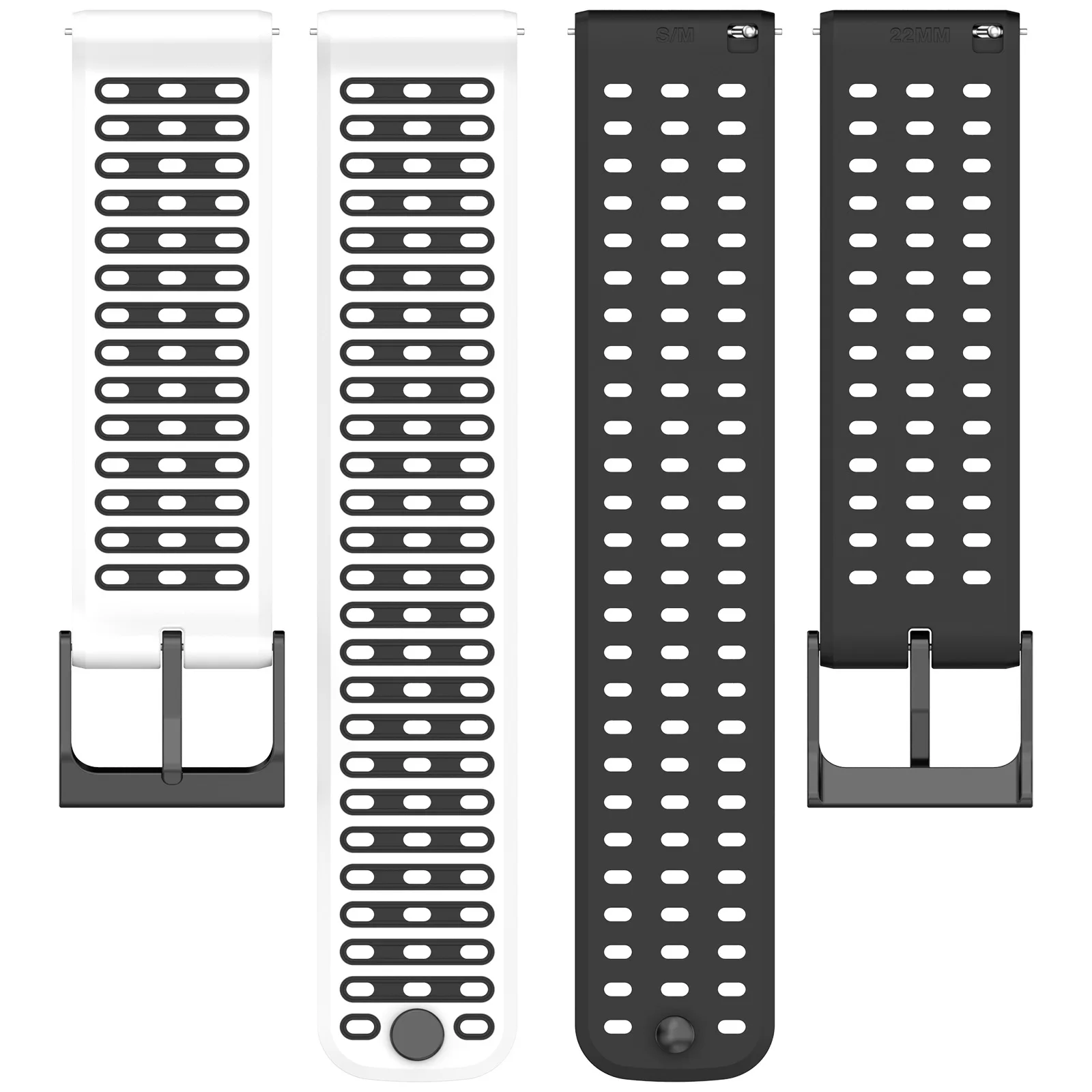 Silikon-Uhrenarmband 22 mm für Suunto Vertical 2/RACE 2 S/Run/Ocean Ersatzband für Suunto 5 9 Peak Pro Armband – Detail 2