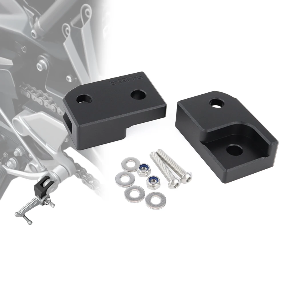 

For Yamaha FZ-09 /MT-09 2014-2020 XSR900 2016-2021 Motorcycle Aluminum Rider Foot Pegs Footrests Front Footpeg Lowering Brackets