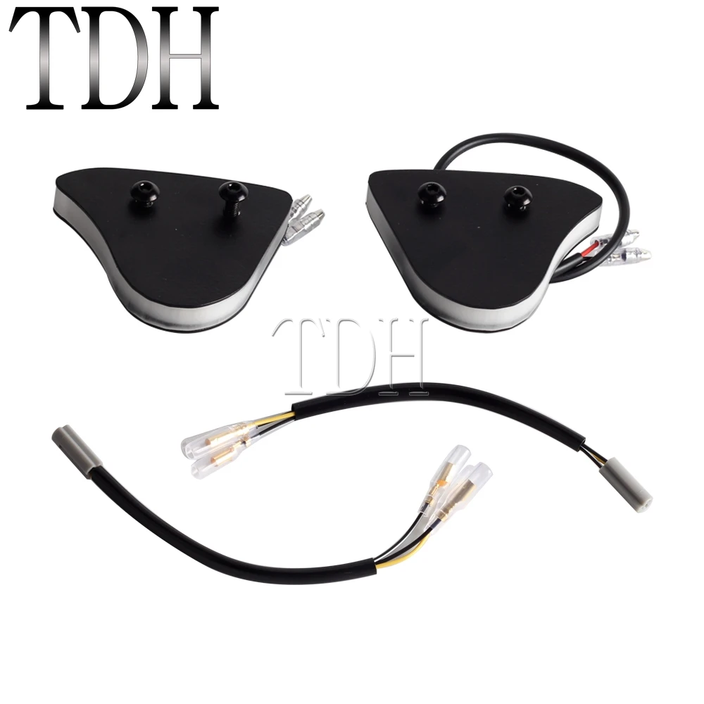 Blocco specchio moto Off LED parabrezza indicatori di direzione montaggio lampada per Yamaha YZF R1 R1S R1M 2015 2016 2017 2018 2019
