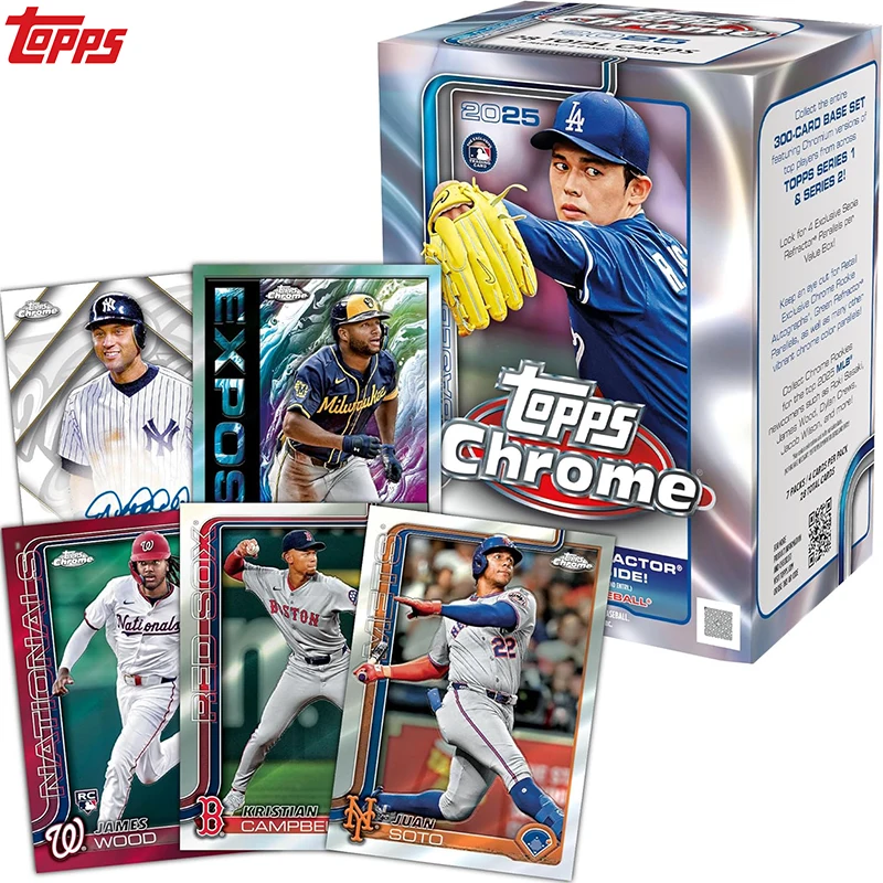 

2025 New Topps Chrome Baseball Value Box Sealing Mega Box Trading Collection Cards