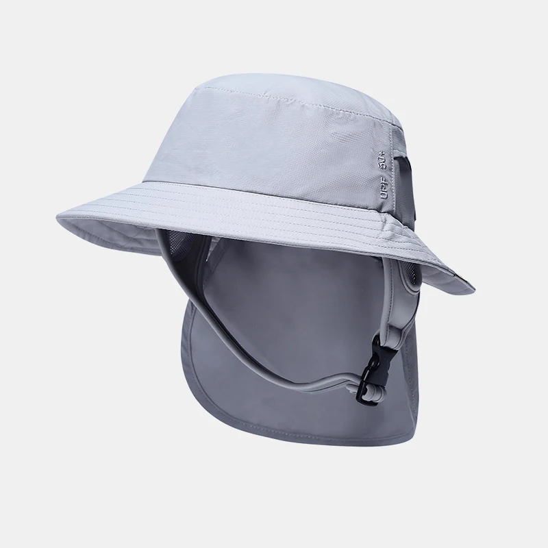 Sun Hat Men Women Summer Beach Accessory Neck Flap UV Protection Big Brim Breathable Fisherman Cap For Surfing Holiday Outdoors