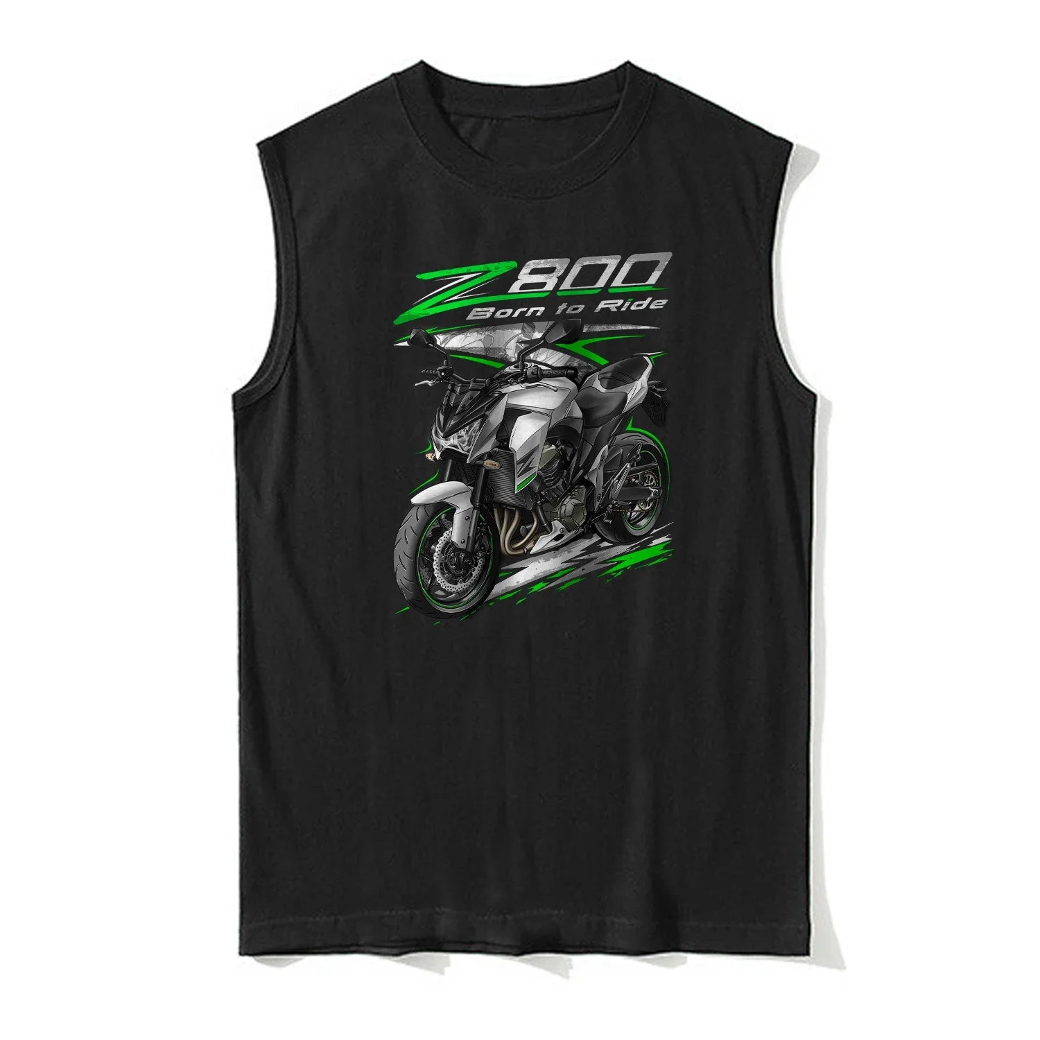 2013-2016 Models Japanese Z800 Motorcycle Tank Top 100% Cotton O-Neck Casual Mens Vests Rider Sleeveless Tee Shirt Streetwear