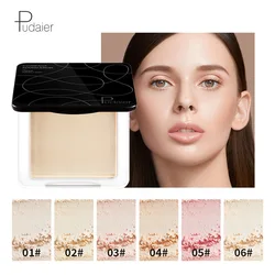 New Soft Natural Makeup Powder for Face Oil-control Mineral Face Powder Compact Foundation translucent powder Pressed With Puff
