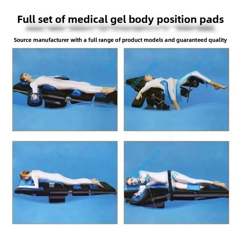 Silicone Gel Positioning Pad Set for Operating Table – Pressure Cushion for Prone & Lateral Positioning, Post-Surgery Protection