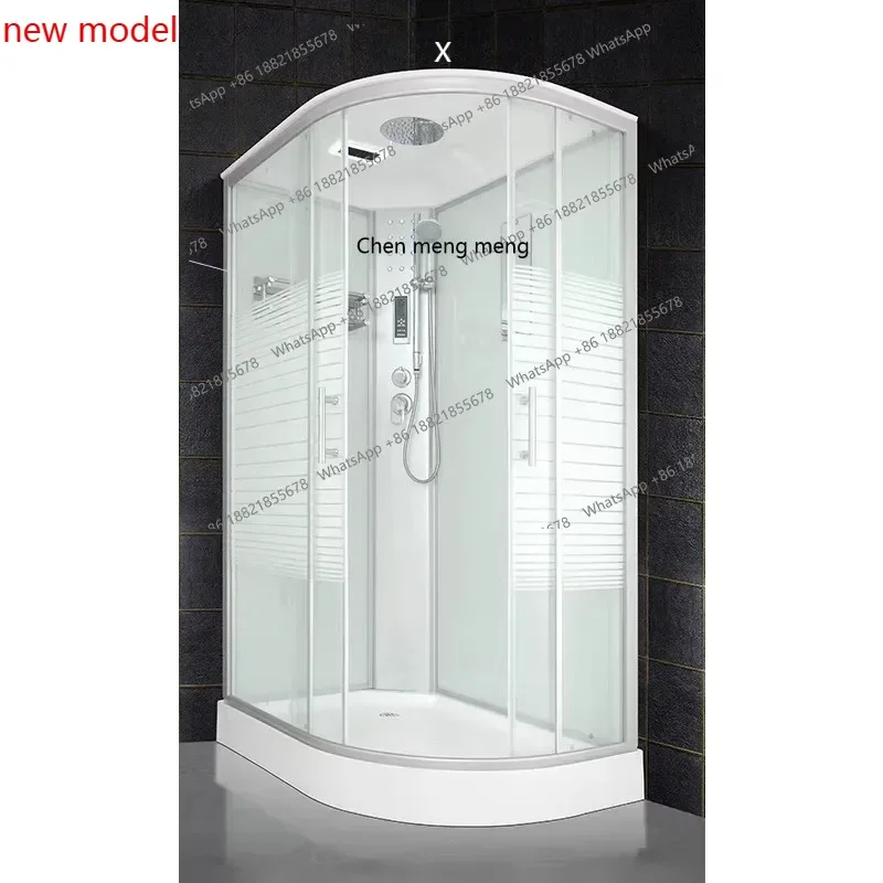 N138Integral shower room Household integrated tempered glass simple, partition bath room