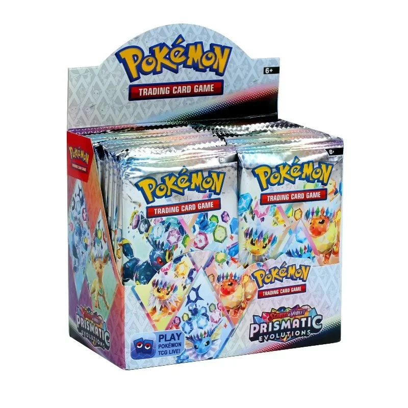 360 Stück Pokemon-Karten Prismatic Evolutions PHANTASMAL FLAMES Scarlet Violet 151 Black Bolt Englische Booster-Kampfkarten