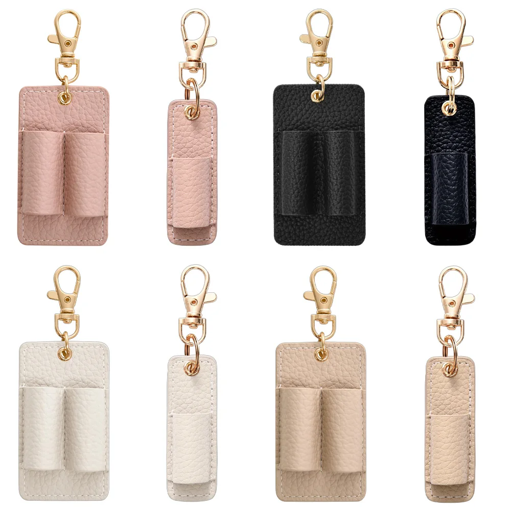 PU Leather Pen Clip Portable Anti-Lost Pen Holder Office Pen Storage Clip for Teachers, Nurses, Office