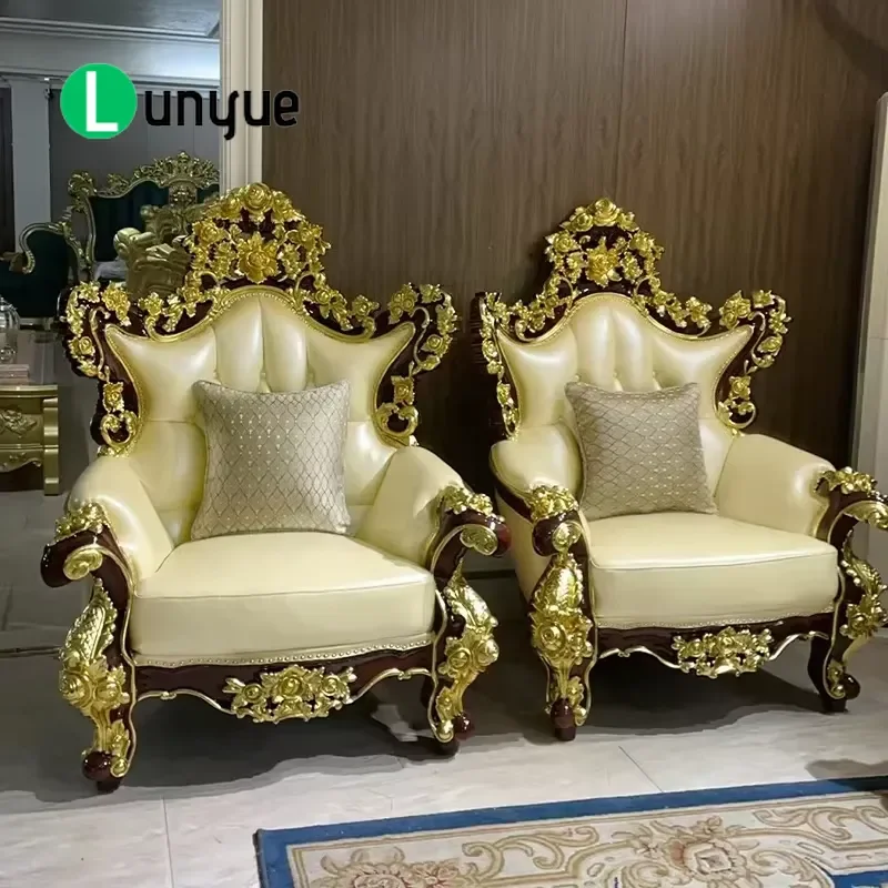 Classic Leather Sofa Set for Living Room Furniture Durable Comfortable Home Decor Reasonable Price Turkish Style Seating