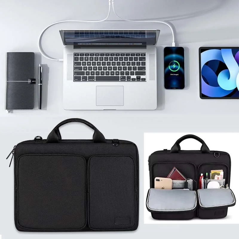 for Blackview AceBook 16 14inch Laptop Bag Shoulder Strap Storage Pocket Shockproof Zip Pouch Notebook Sleeve Carry Case