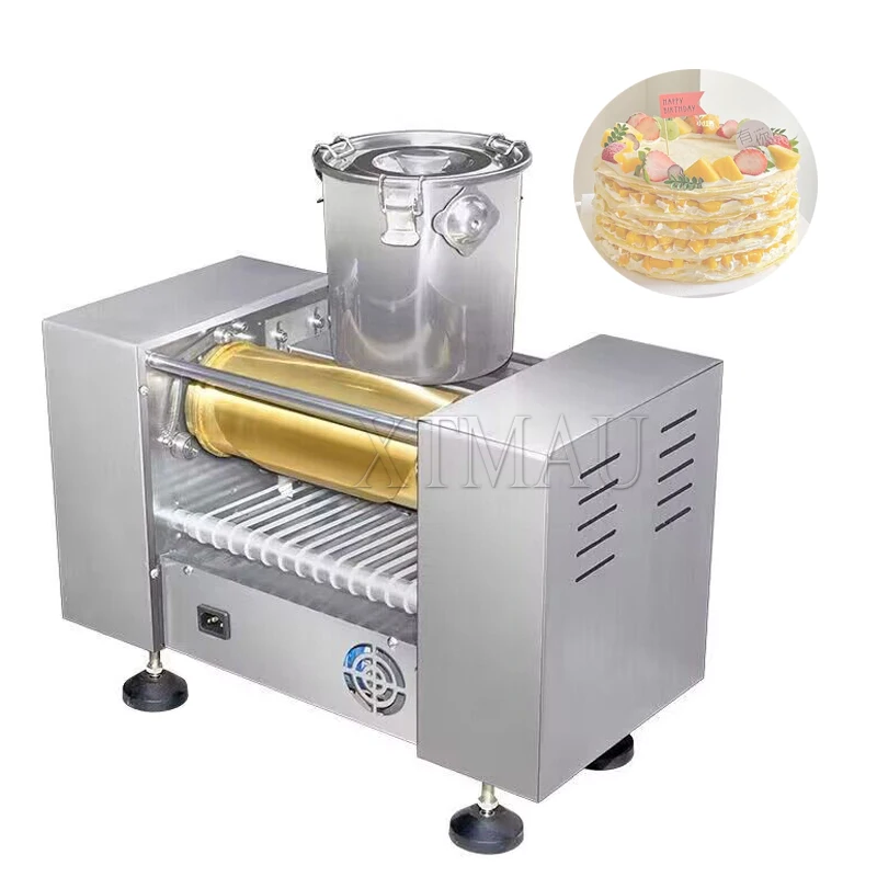 Melaleuca Cake Crust Machine Durian Melaleuca Pancake Maker Machine Spring Roll Pastry Crepe Making Machine