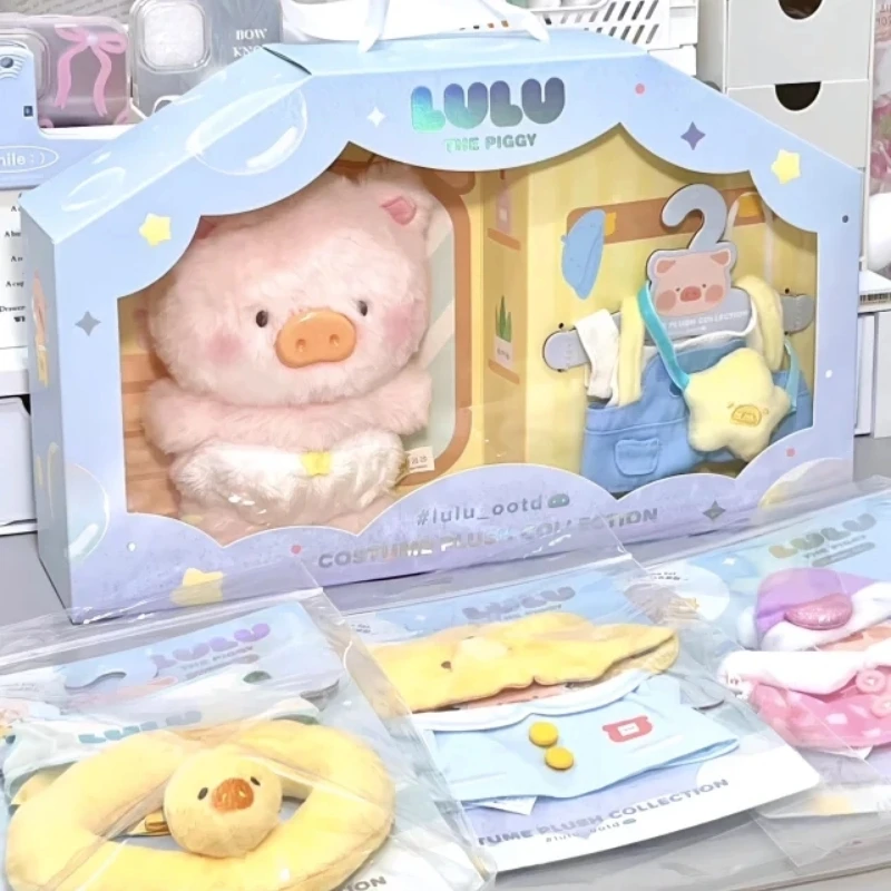 

Лидер продаж, 52 игрушки, консервированная свинья, Lulu Pig, универсальная серия Ootd, плюшевая кукла, наряд, милый сменный комплект одежды, орнамент, подарок на день рождения