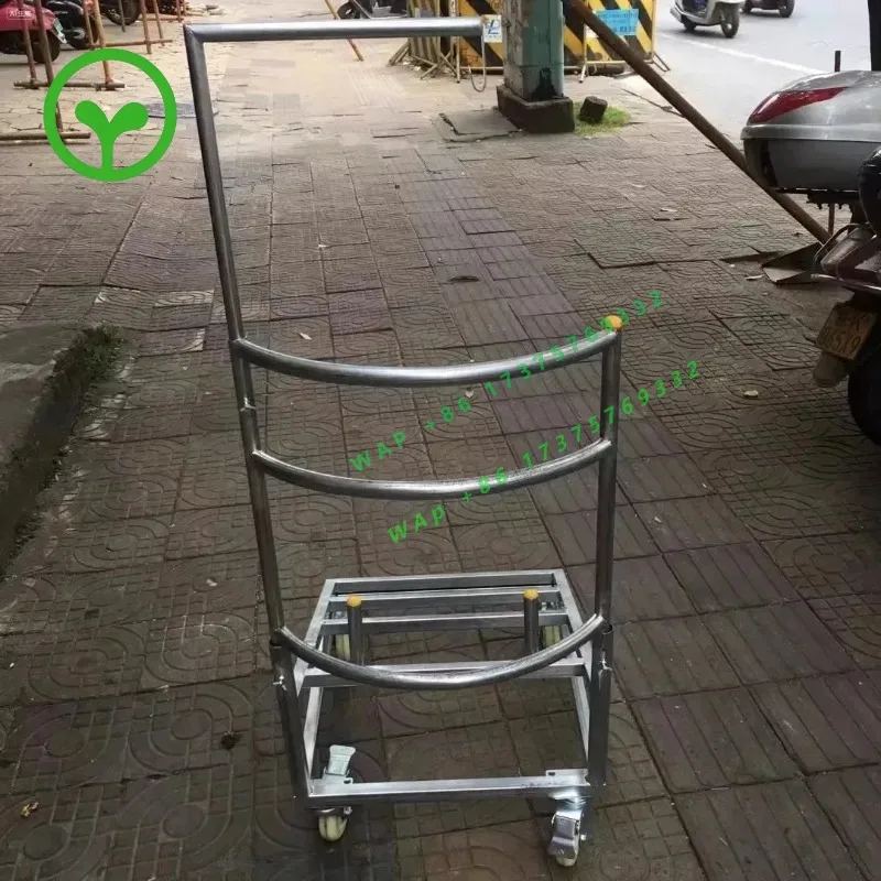 Drum and Gong Stands Drum Carts with Wheels Portable Gong Stand Lion Dance