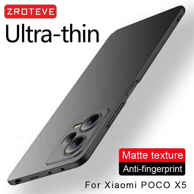 Per PocoX3 NFC ZROTEVE Sottile Opaco Duro Copertura Del PC Per Xiaomi Poco X3 X4 X5 X6 Pro Xiomi Pocophone F3 F4 GT F5 PocoX5 Custodie Globali