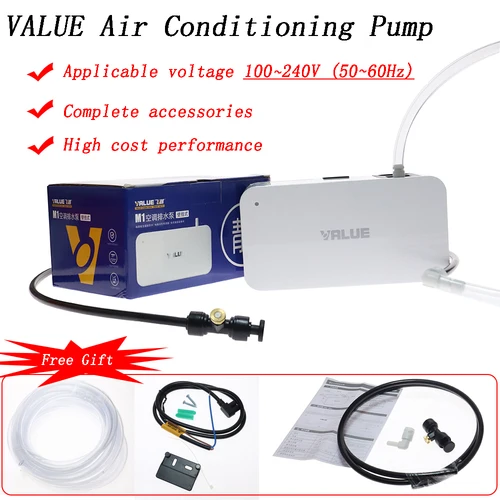 VALOR 100V-240V aire acondicionado agua automática bomba de condensado ultrasilencioso drenaje de aire acondicionado con sistema de atomización