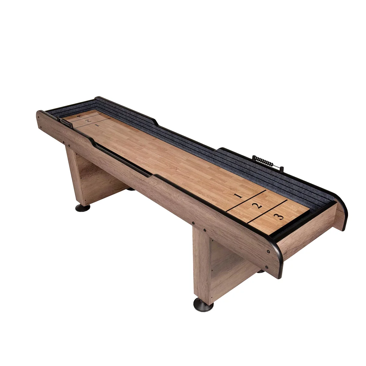 

Shuffleboard Table For Home Game Room With Reinforced Leg Levels Include 8pcs Pucks