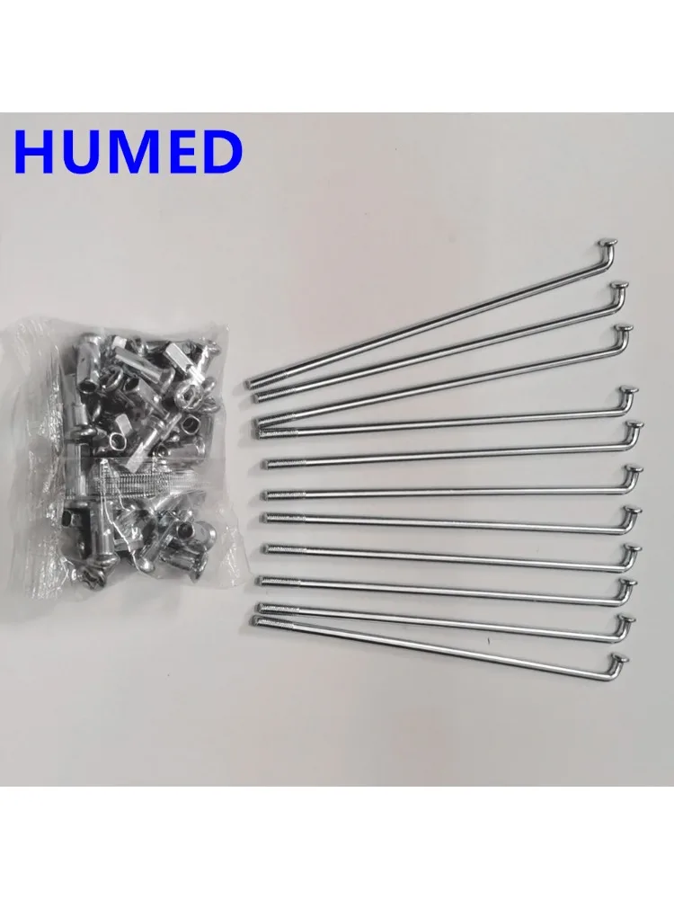 AliExpress NONE 36pcs/lot 9G Off-Road Motorcycle/Electric Bike Spokes Diameter 3.5mm Motor Bike  45#Steel Spoke Modified Accessories