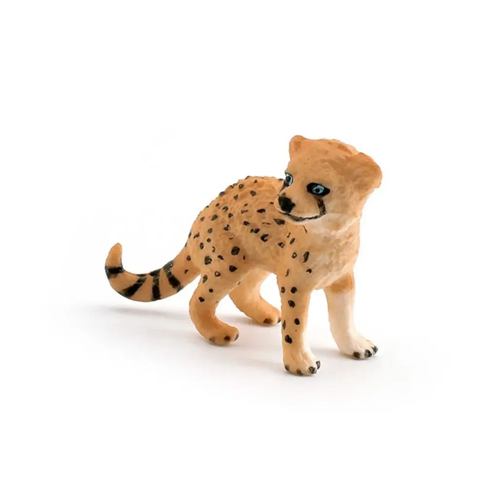 Realistic Leopard Action Figures Animal Model Simulation Snow Leopard Model Ornament Educational Cheetah Leopard Figures