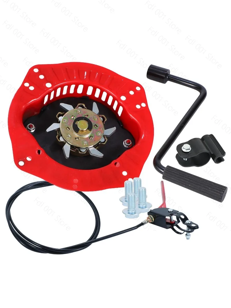 2026 Suitable for Kemings micro-tiller hand-crank pull-free starter 173 178 186 188 192F diesel engine six-claw new model