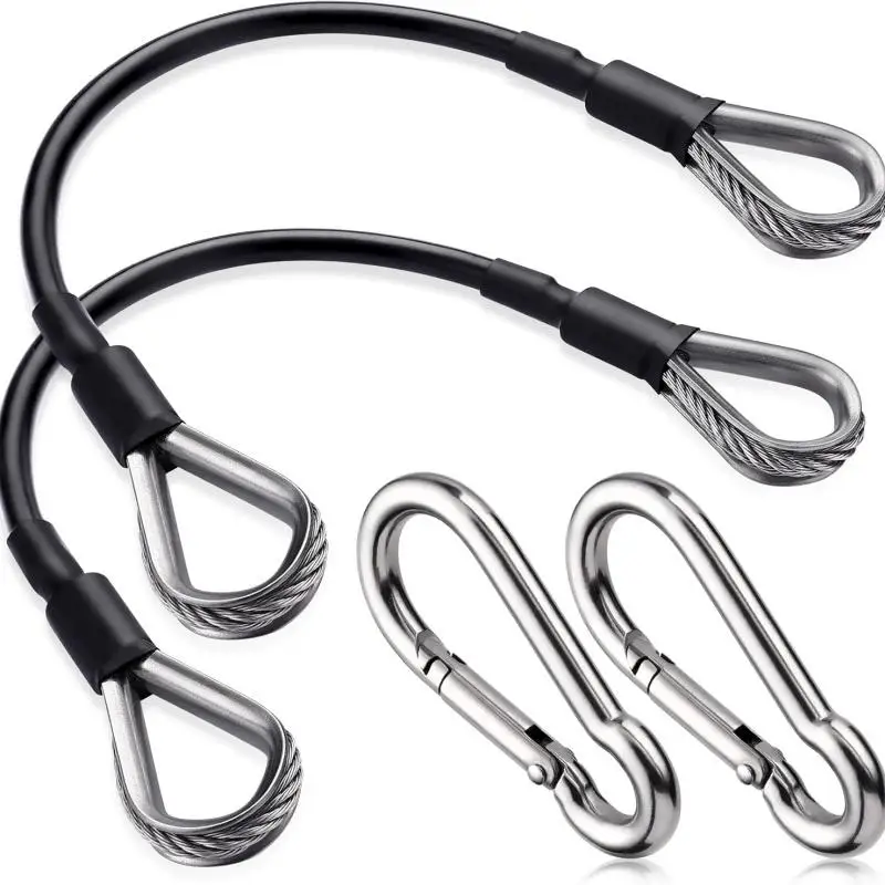 Gym Kabel Verlängerung Für Home Gym Zubehör Für Trizeps Pull Down Und Bein Verlängerungen Maschine Fitness Rally Seil 1/2 stücke