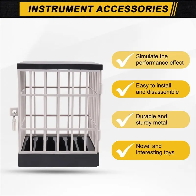 AA81-Metal Lock Box Cell Phone Jail Lock Safe Cell Phone Cage, Durable Fine Workmanship