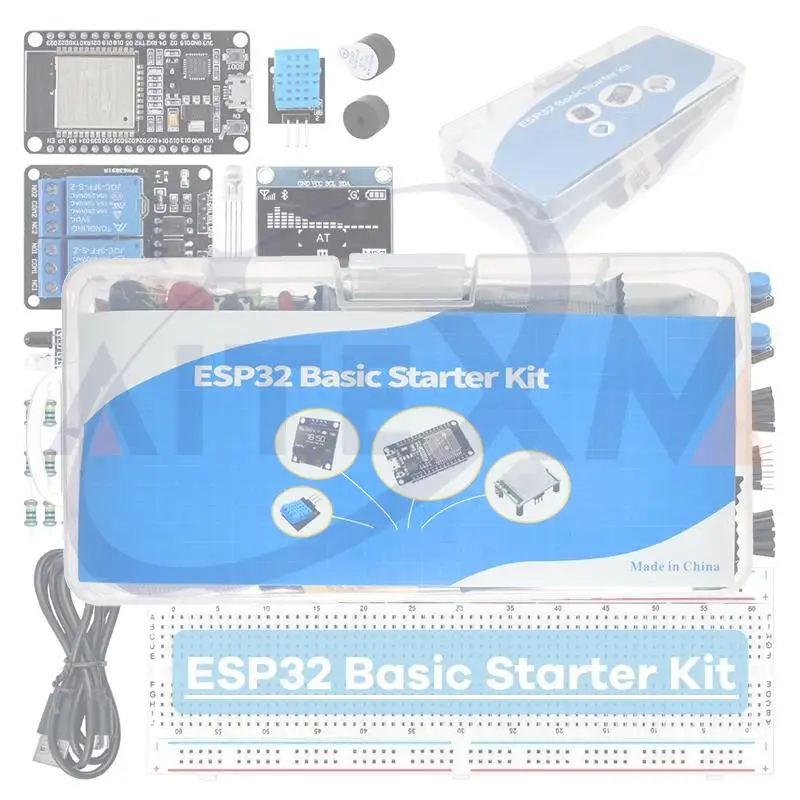 ESP32 Basic Starter Kit for ESP32 ESP-32S WIFI Development Board for Arduino Project Learning Kit Tutorials ESP32 Kit with Box