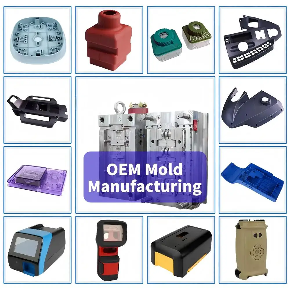 Customized Plastic Products ABS PC PP PVC PE Plastic Moulding Injection Manufacturer Mold