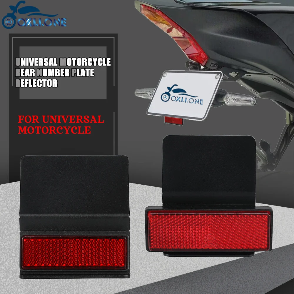 

2022 2023 2024 Universal License Plate Holder Parts Tail Reflector Motorcycle For Yamaha Tenere 700 Tenere700 t700 t7 T7 xtz 700