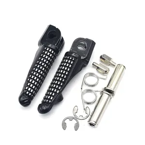 Para Kawasaki ZX6R ZX636 ZX9R ZX10R ZX14 ZX-14 Z750 Z1000 ZZR1200 GTR1400 ZZR1400 ER6N Dianteiro Da Motocicleta apoio para Os Pés Traseiros Pé pegs 8 principais vendas acelerador z750 - №1