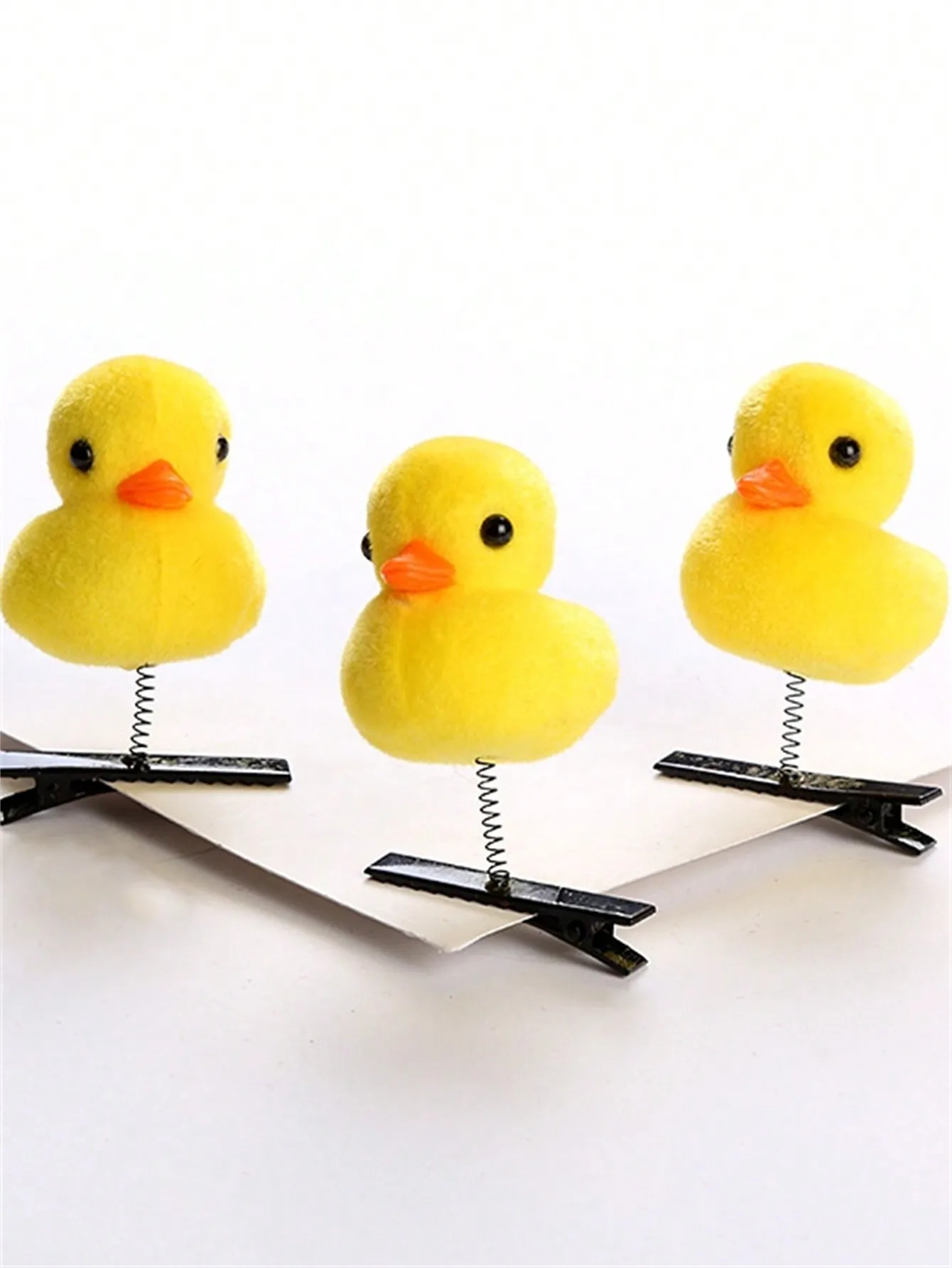 7 women net red with the same cartoon cute personality little yellow duck spring hairpin selling cute hair accessories